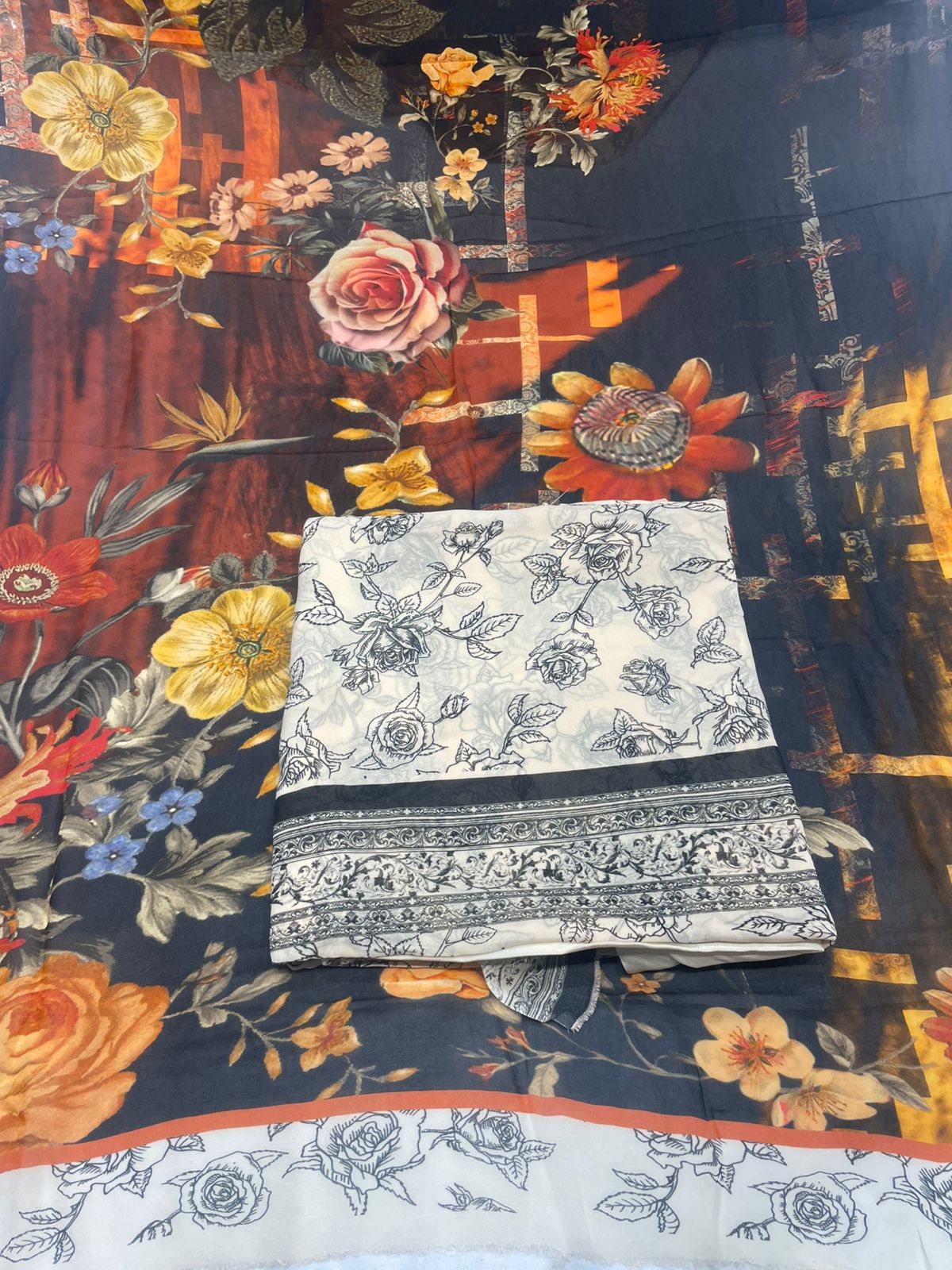 Digitally printed georgette suits