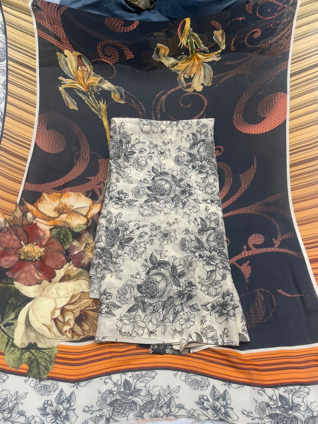 Digitally printed georgette suits