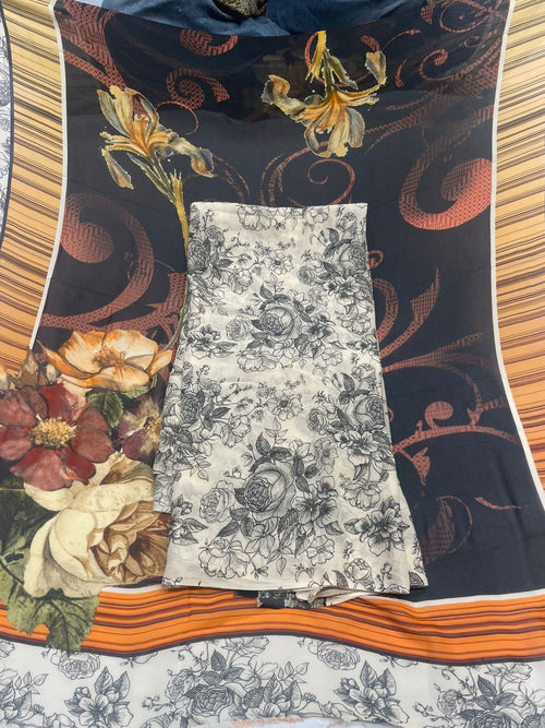 Digitally printed georgette suits
