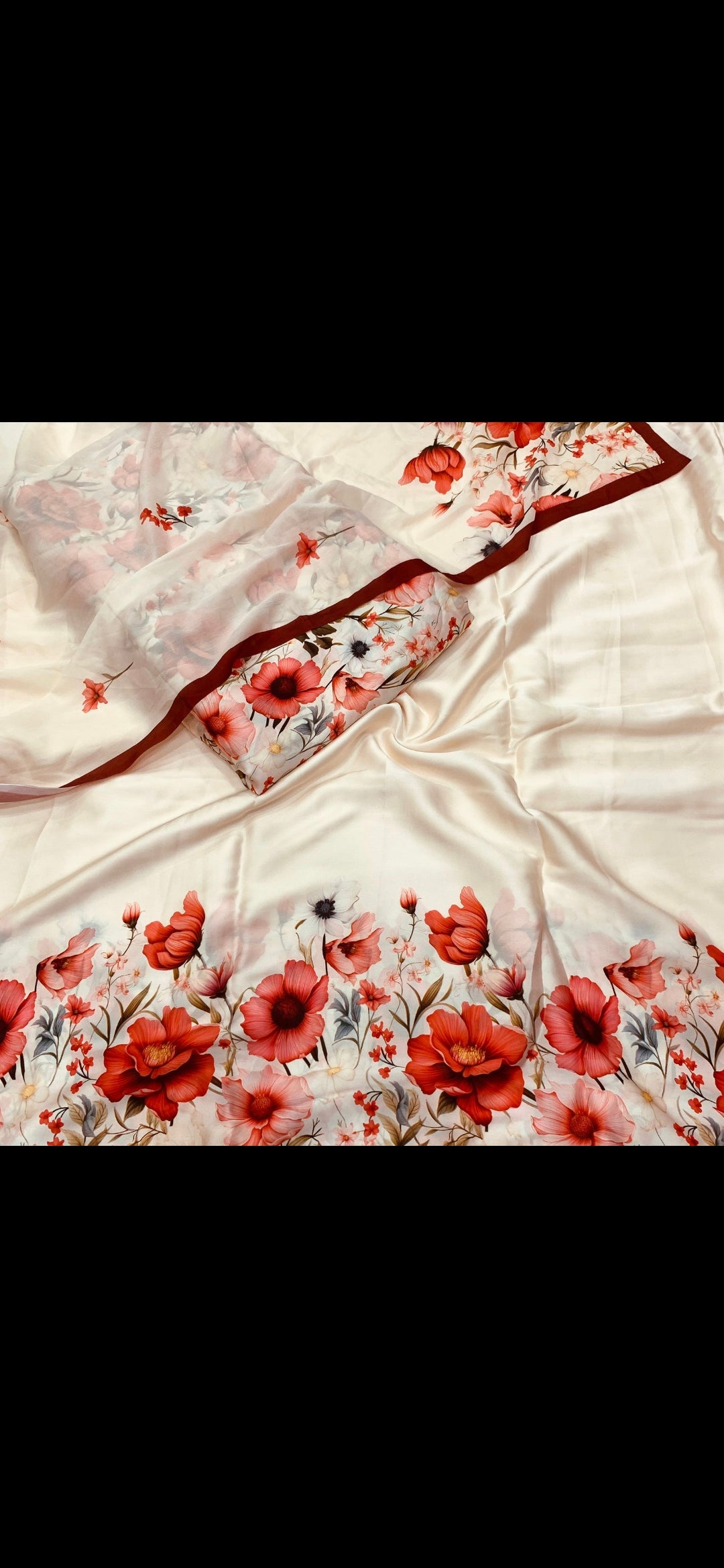 Satin farshi suit